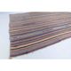 Tapis kilim turc vintage en laine et coton violet noué à la main