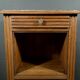 Living Room or Nightstand Table in Oak and Marble, Art Deco – 1930