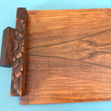 Art Deco walnut plateau