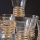 6 antique water glasses in good condition
