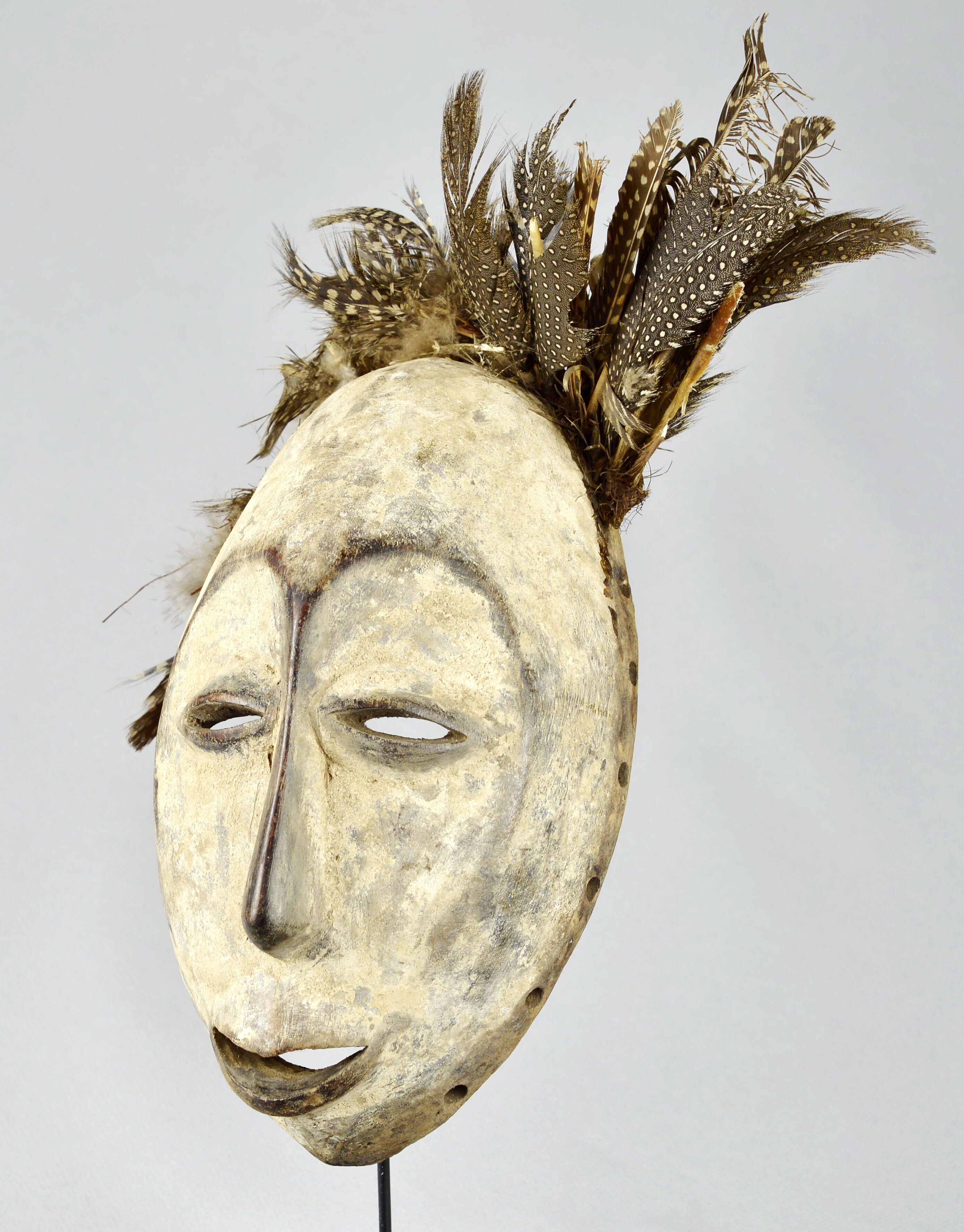 Superbe Masque idimu LEGA Congo Rdc rt Tribal Africain