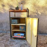 Small vintage piece of furniture in black metal