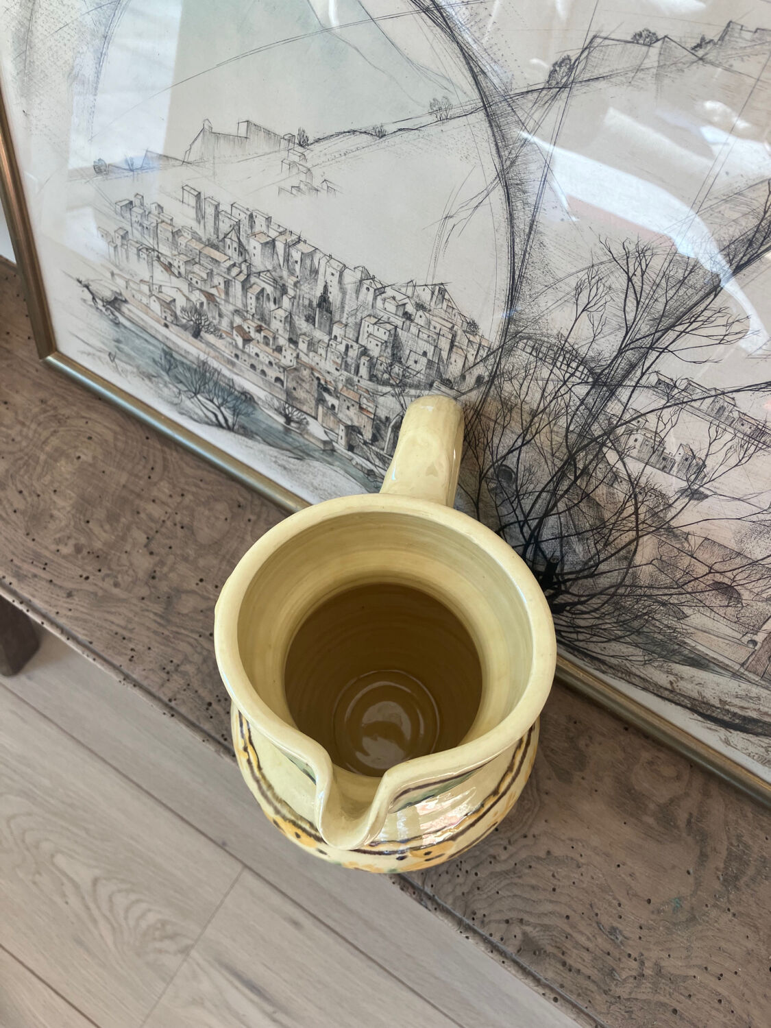 Savoyard pottery pitcher