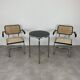 Bauhaus pedestal table, side table
