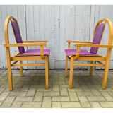 Paire de fauteuils Baumann argos circa 1970