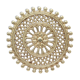Vintage brass rosette table mat