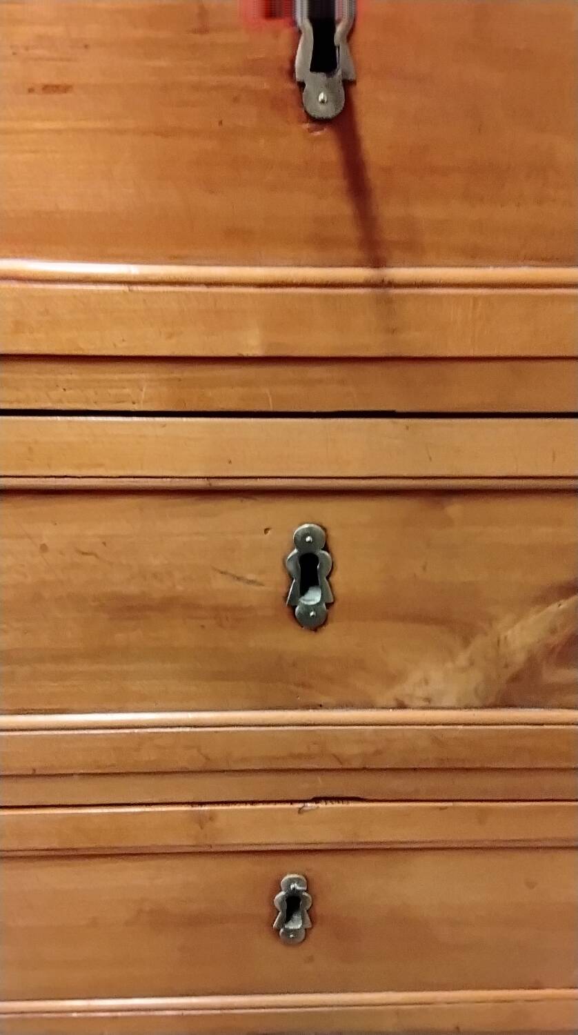 Louis XVI style walnut chest of drawers