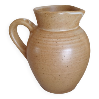 Stoneware milk jug pitcher