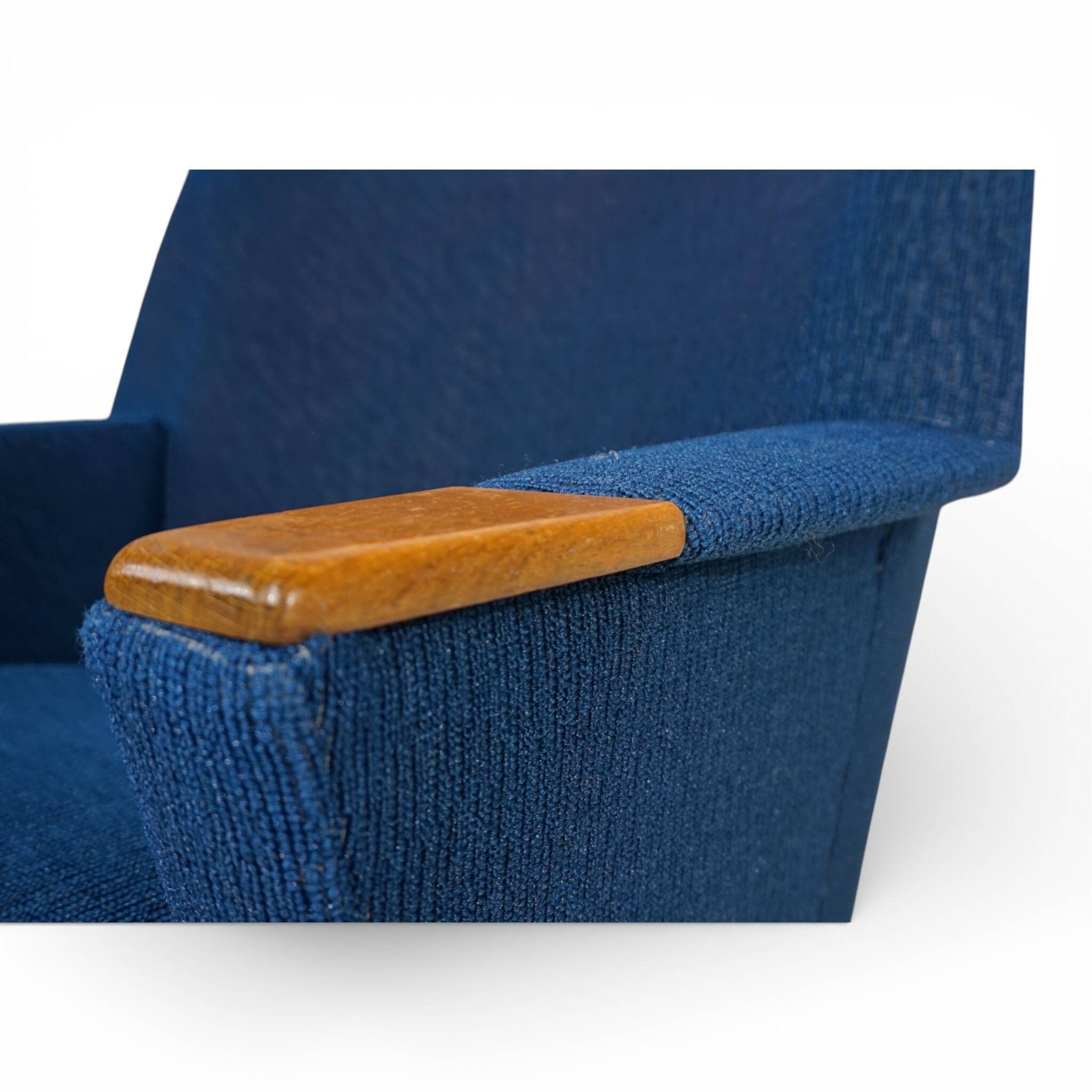 Blue cocktail chair MCM, 1950