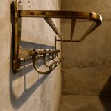 Late 19th century wall coat rack