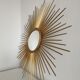 Curved sunny mirror Chaty Vallauris from the 60's - 71x71
