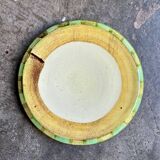 Assiette à dessert alcea en céramique peinte à la main