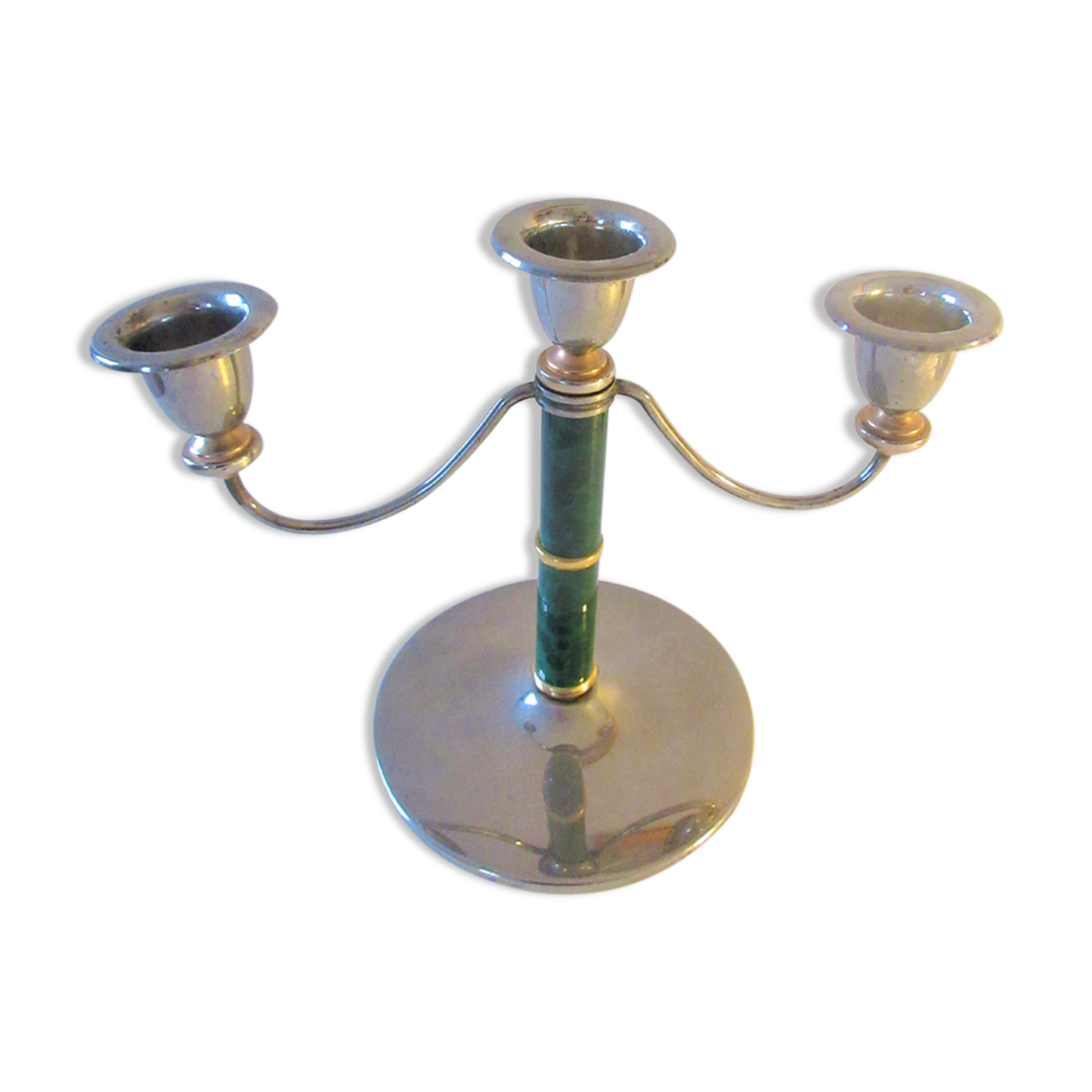 Chandelier 3 vintage aligned lights