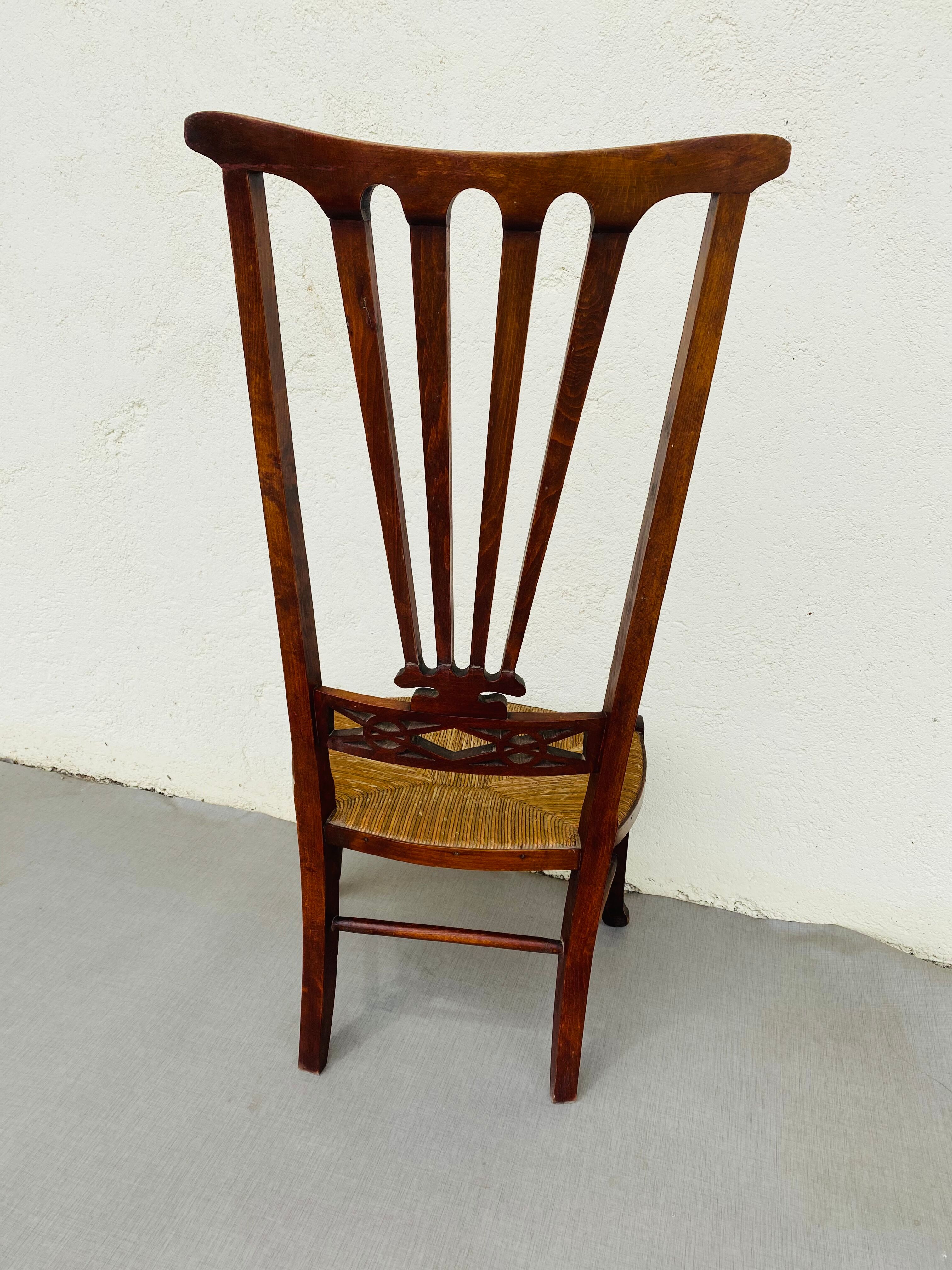 Art nouveau nurse chair
