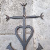 Camargue cross in cast iron