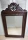 Breton Wall Mirror in Carved Oak, France, 1900s
