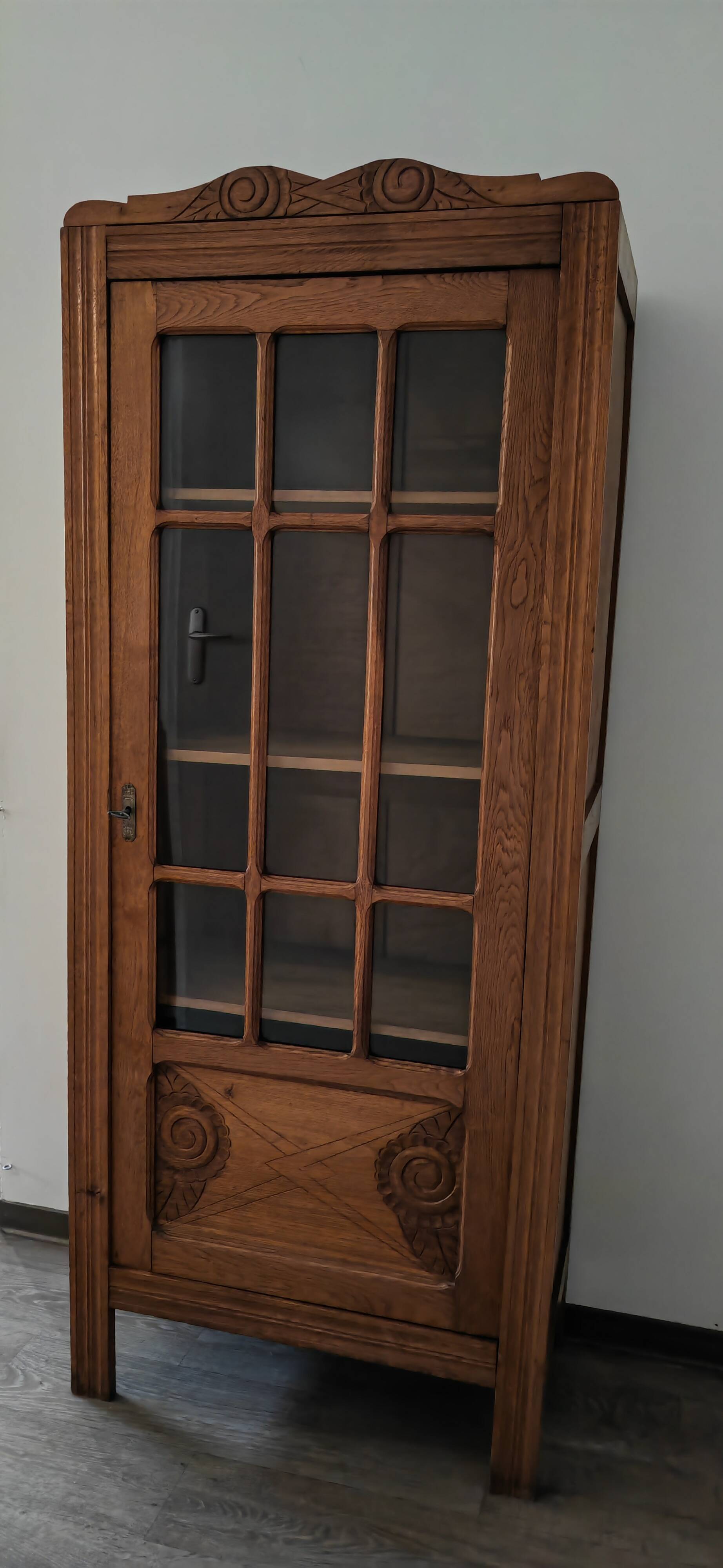 Parisian glass cabinet