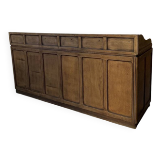 XL oak trade counter 1950