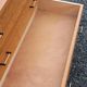 Vintage oak chest of drawers with 4 drawers from the 1960s.