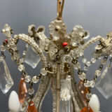 Crystal Beaded Italian Chandelier 1950/60’s