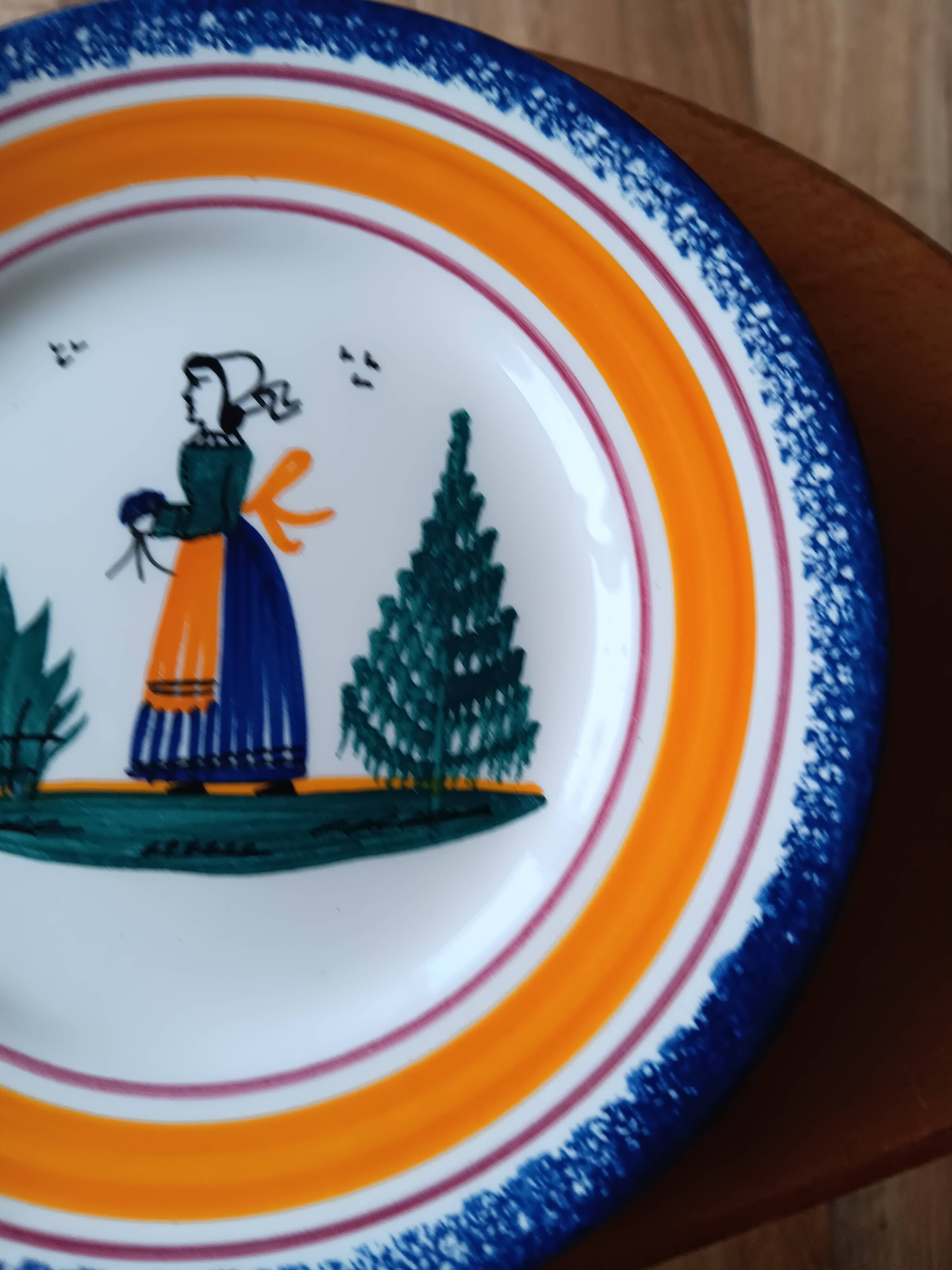 Petite assiette HB Quimper