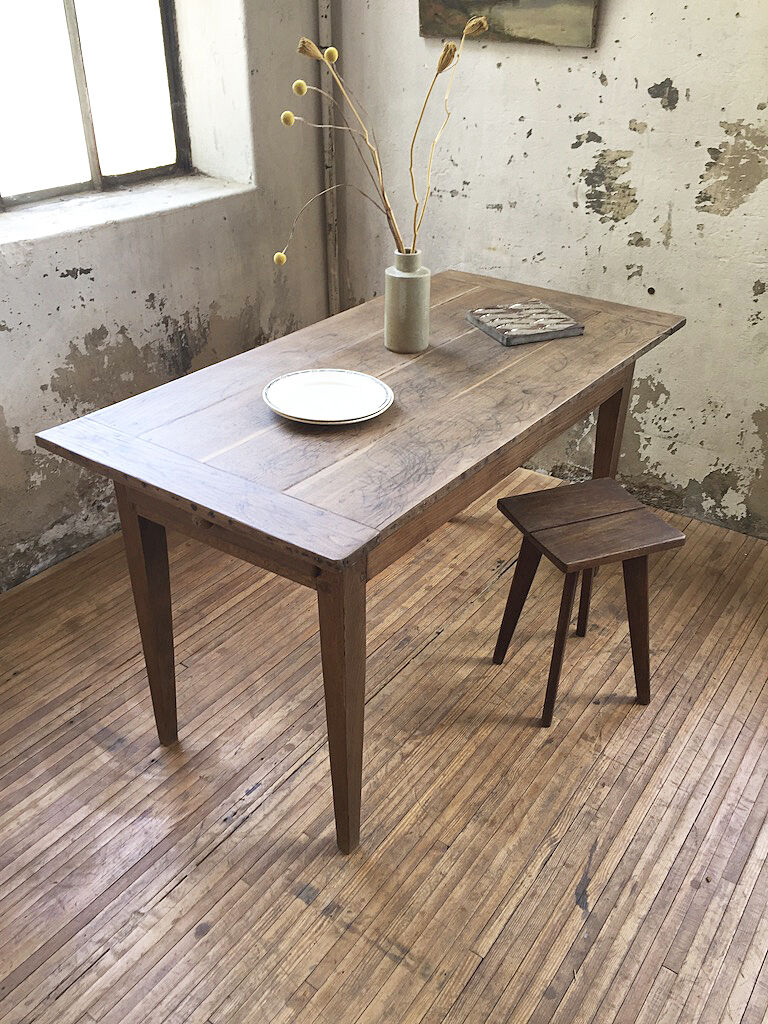 Oak farm table