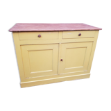 Buffet de campagne jaune citron