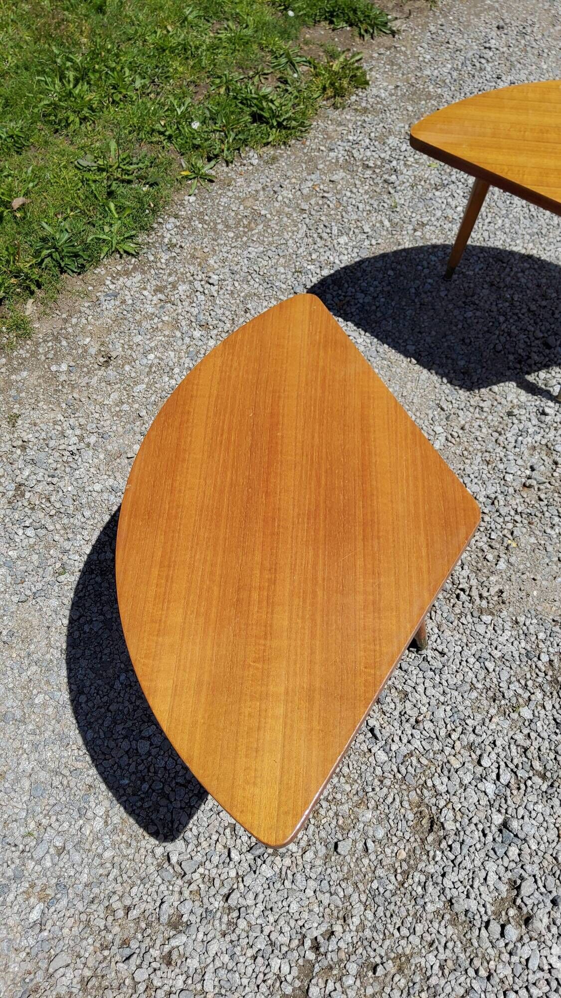 Pair of coffee tables 50/60s