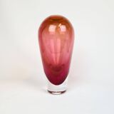 Modern Scandinavian glass vase Orrefors "Haze" Erika Lagerbielke, Sweden