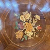 Table à manger - Guéridon basculant en marqueterie de style Napoléon III