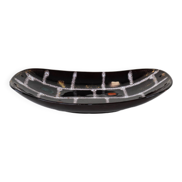 Ceramic platter, German design, 1960s, manufactured in West Germany