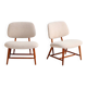Pair of “Teve” chairs by Alf Svensson for Ljungs Industrier, Sweden 1950s