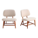 Pair of “Teve” chairs by Alf Svensson for Ljungs Industrier, Sweden 1950s