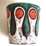 Pot ou cache-pot céramique Vallauris Années 70 Hauteur 14,2 cm