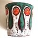 Ceramic pot or cache-pot Vallauris 1970s Height 14.2 cm