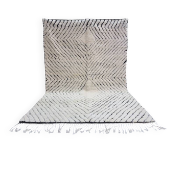 Tapis en laine pure naturelle fait main taille 200 x 300 cm