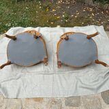 Paire de fauteuils style Louis XV