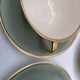Service à thé et café Villeroy et Boch en porcelaine vert d’eau
