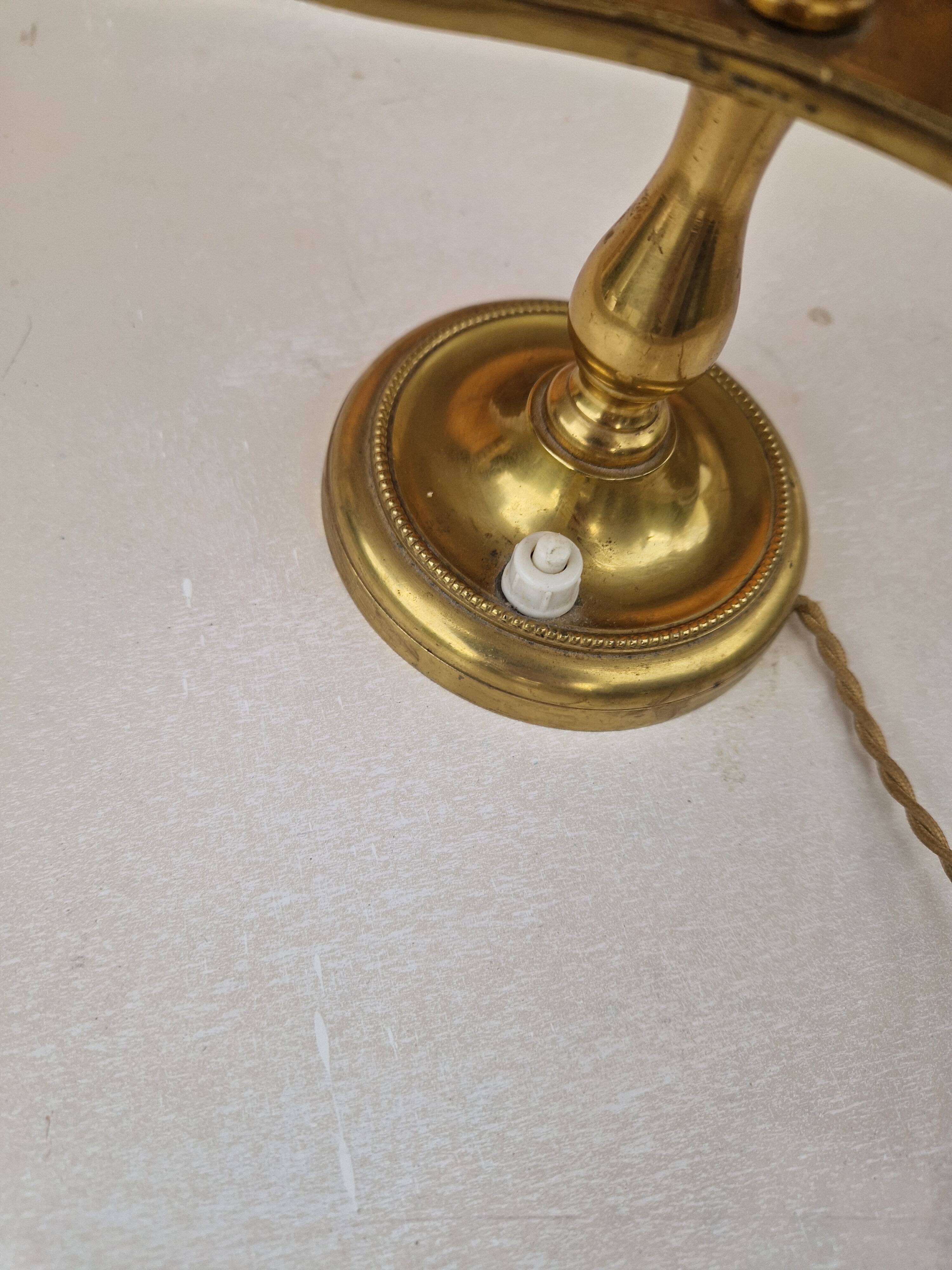 Lampe bouillotte en bronze