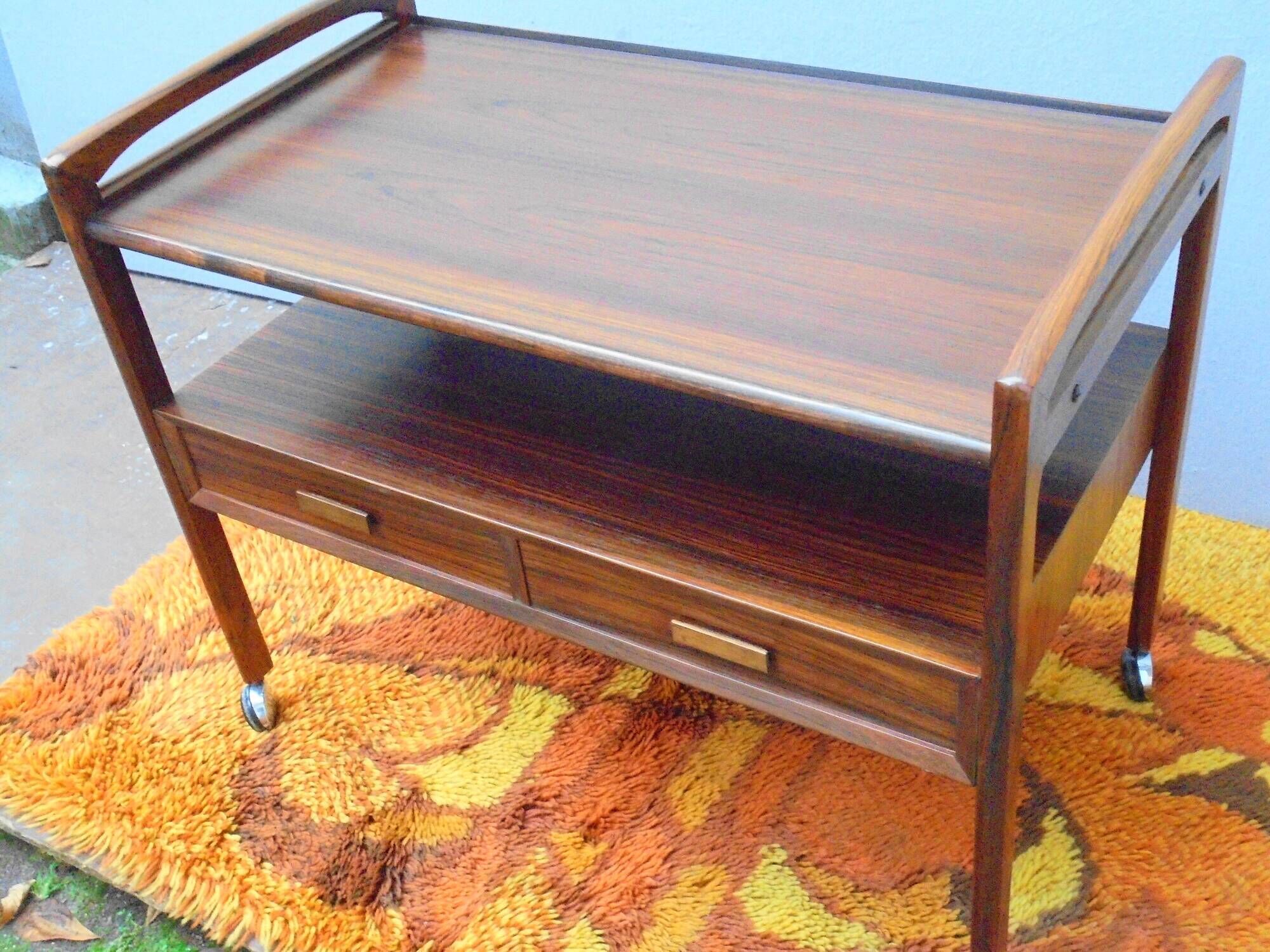 Danish rosewood dessert table edited by Arrebo Mobler