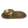 Empty pocket ensemble and bowl in solid brass signed Giò Lanciani.