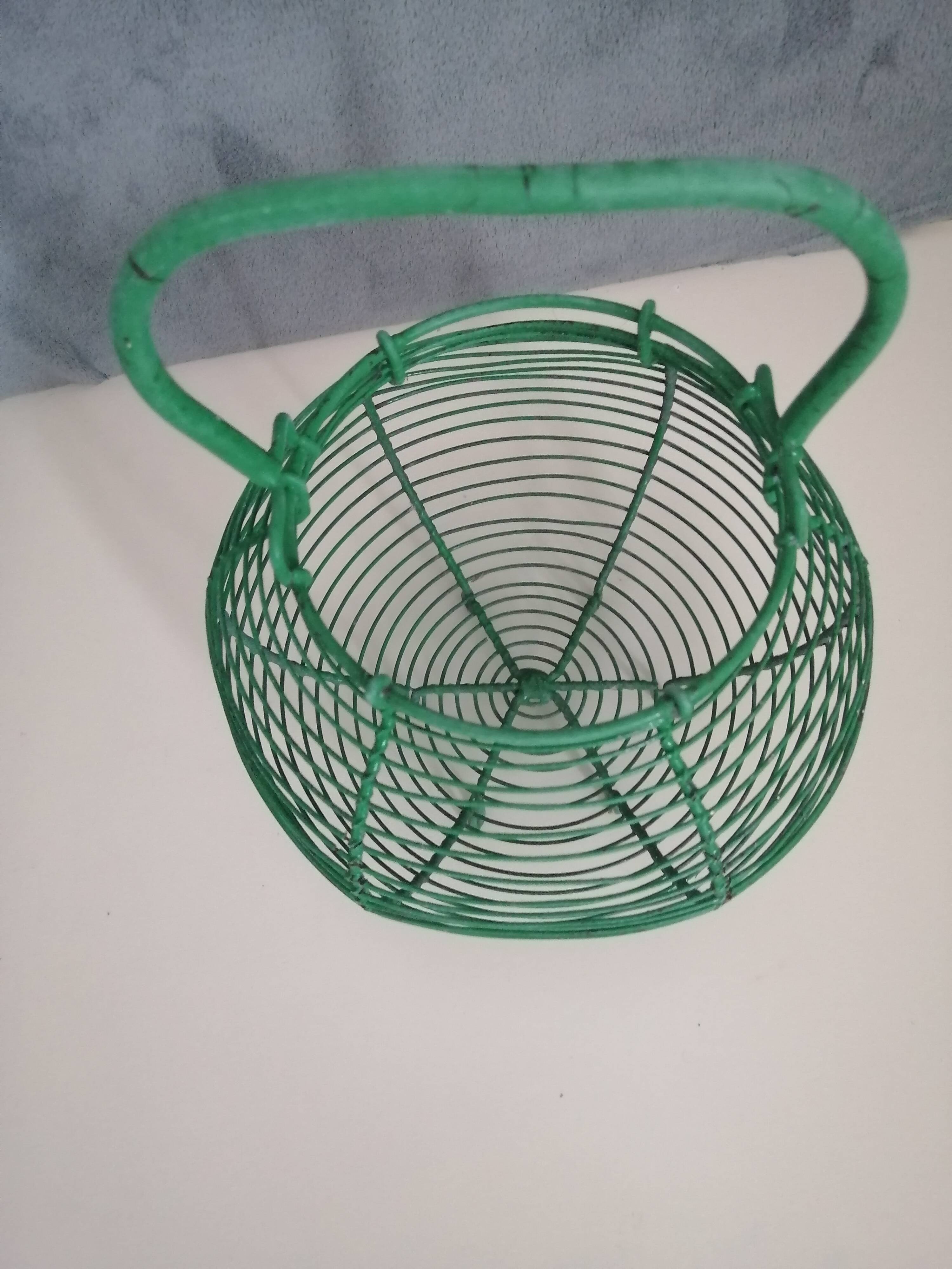 Panier a salade vintage en metal