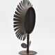 Miroir sur pied marguerite cuivre