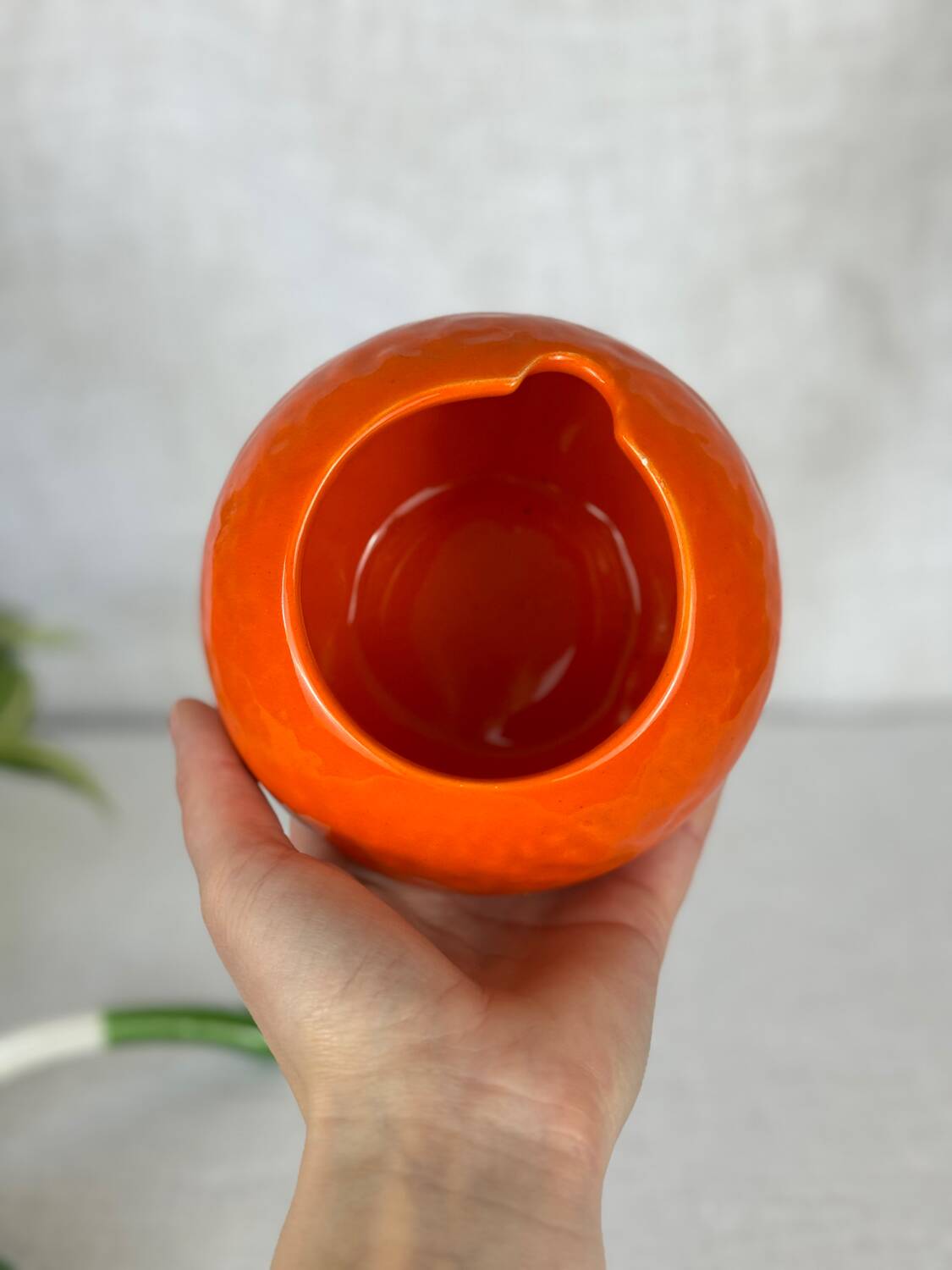 Saucière/ moutardier en barbotine tomate 🍅