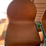 4 chaises modèle Orsay Gae Aulenti 1975