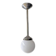 White opaline suspension and chrome metal — old school spirit