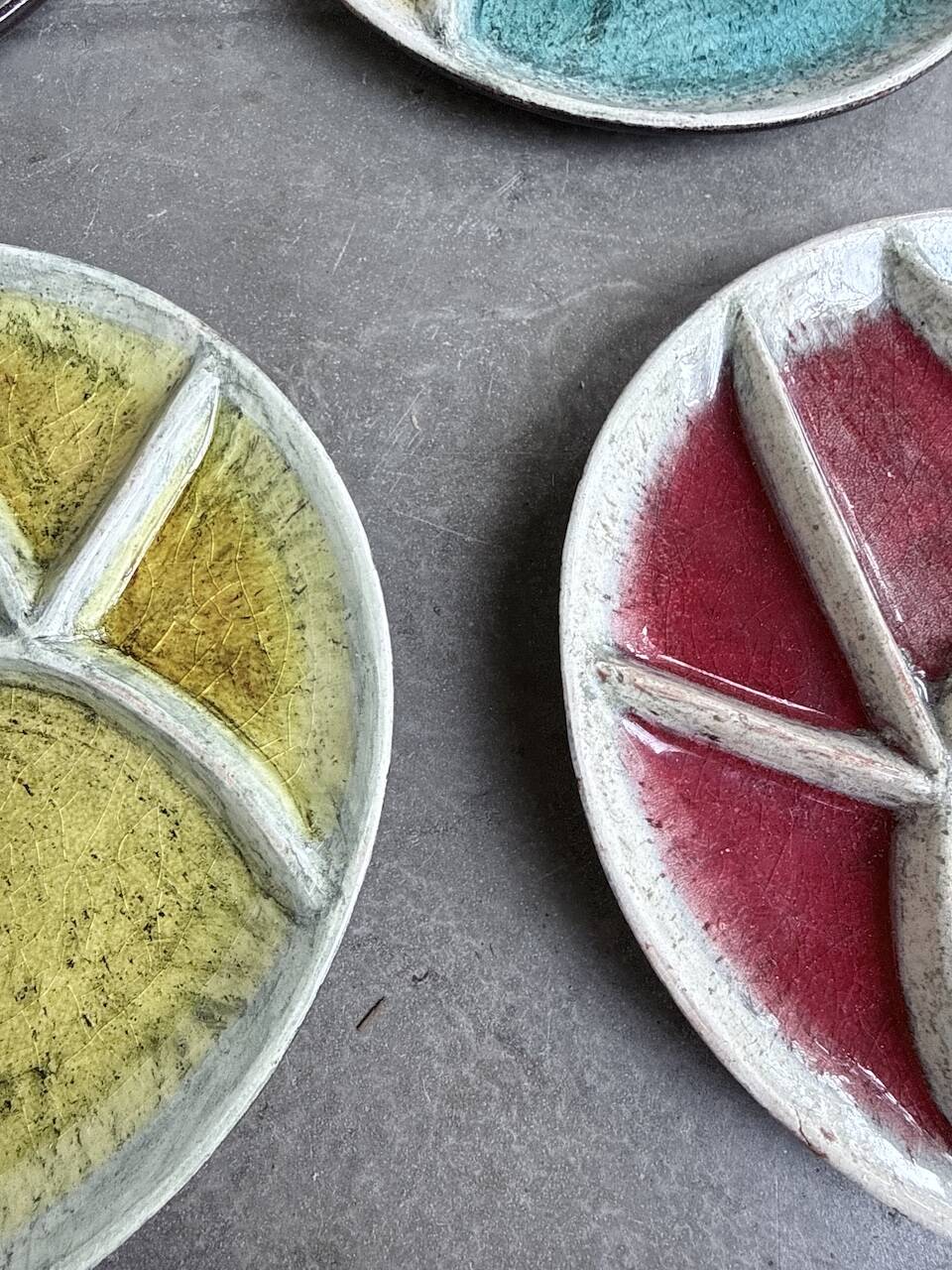 Fondue plates Hugo Kohler