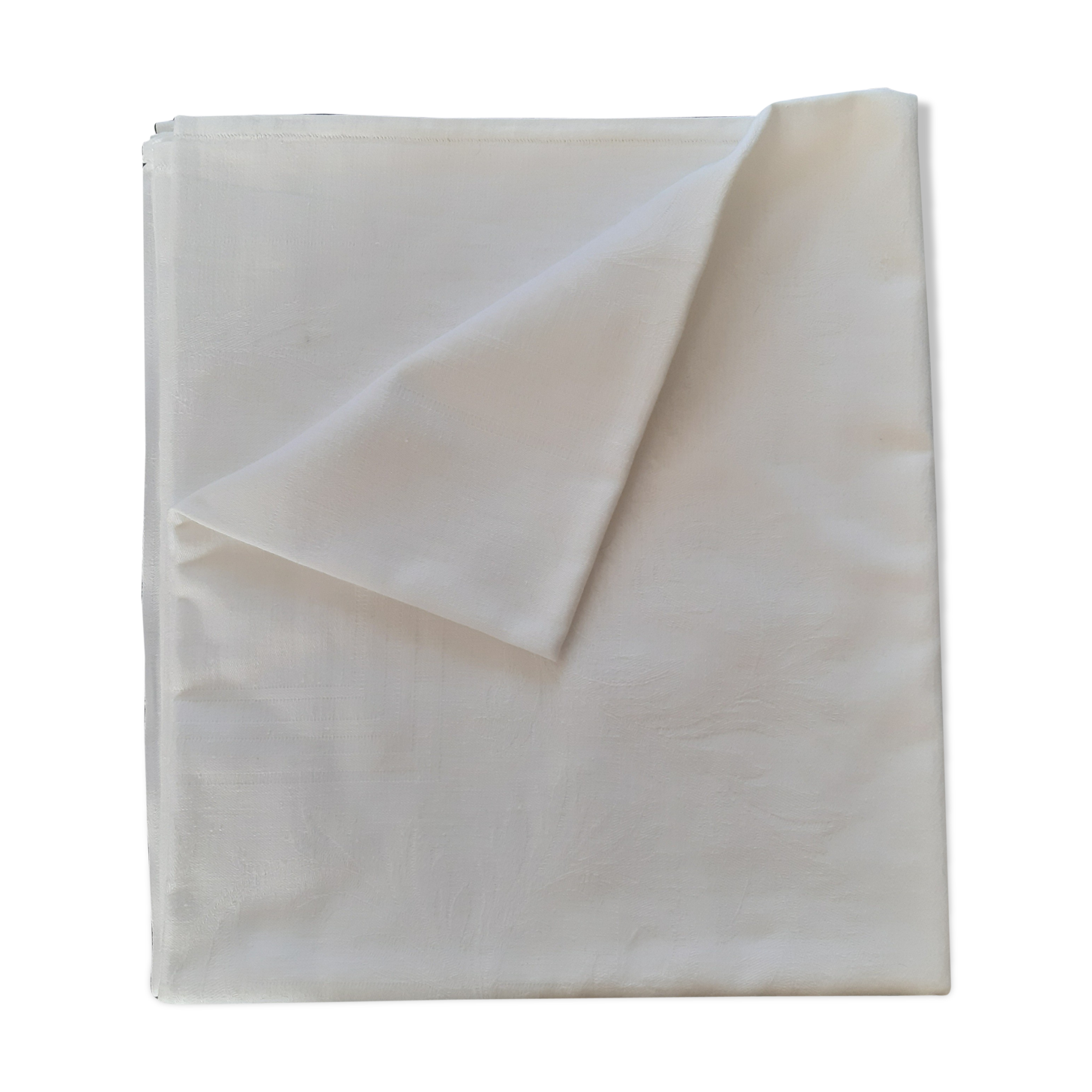 Old damask tablecloth