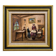 Interior scene – Oil on panel signed Lensky – 20th century