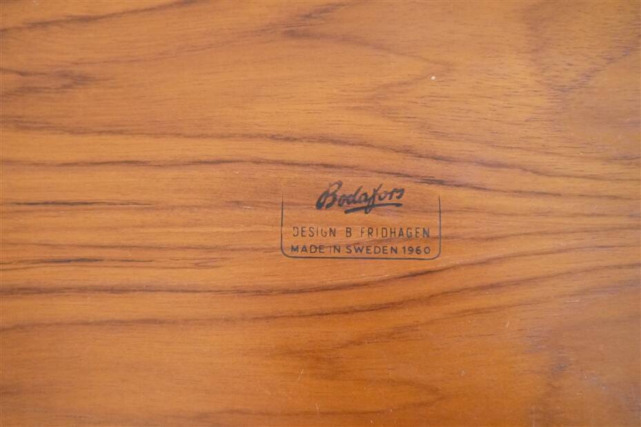 Vintage teak tray by Bertil Fridhagen